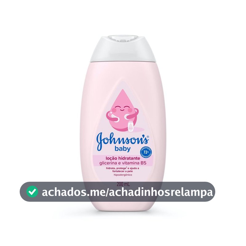 Loção Hidratante Corporal Johnson's Baby, 200ml