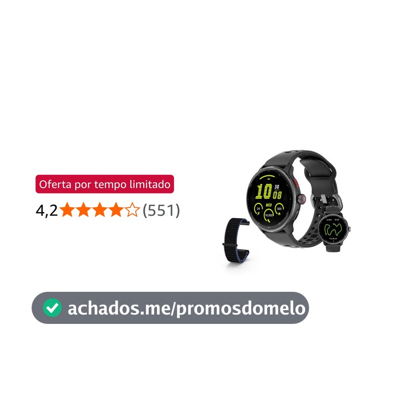 Bettdow SmartWatch GPS, Relogio Smartwatch Masculino e Feminino, 1,43 polegadas HD AMOLED, chamada Bluetooth, Esportivos relógio com voz por IA, Compatível com Android iOS, 2 Pulseiras (preto)
