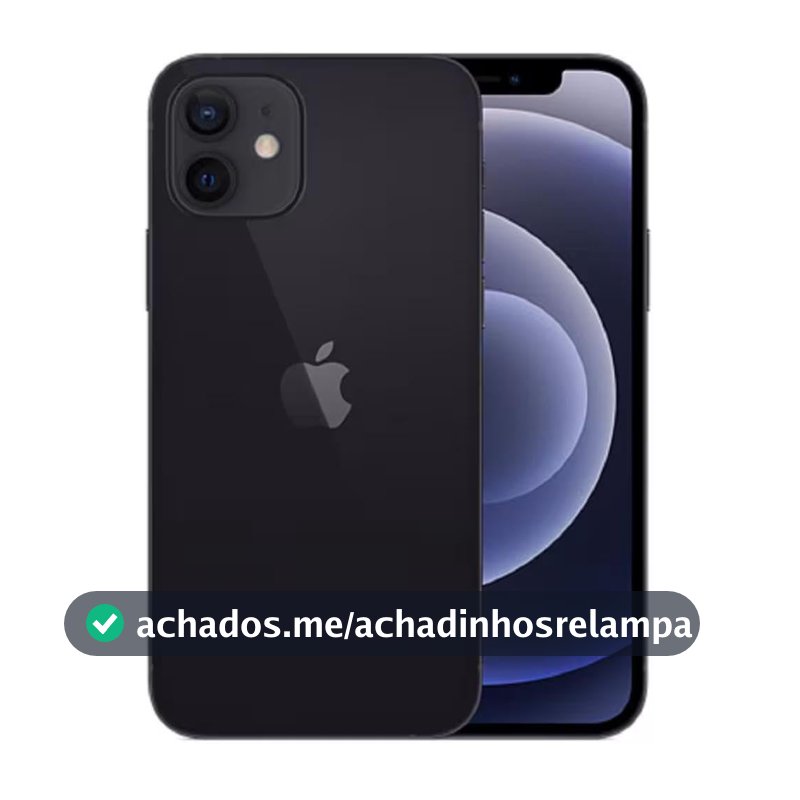 Apple iPhone 12 (128 GB) - Preto (Seminovo)