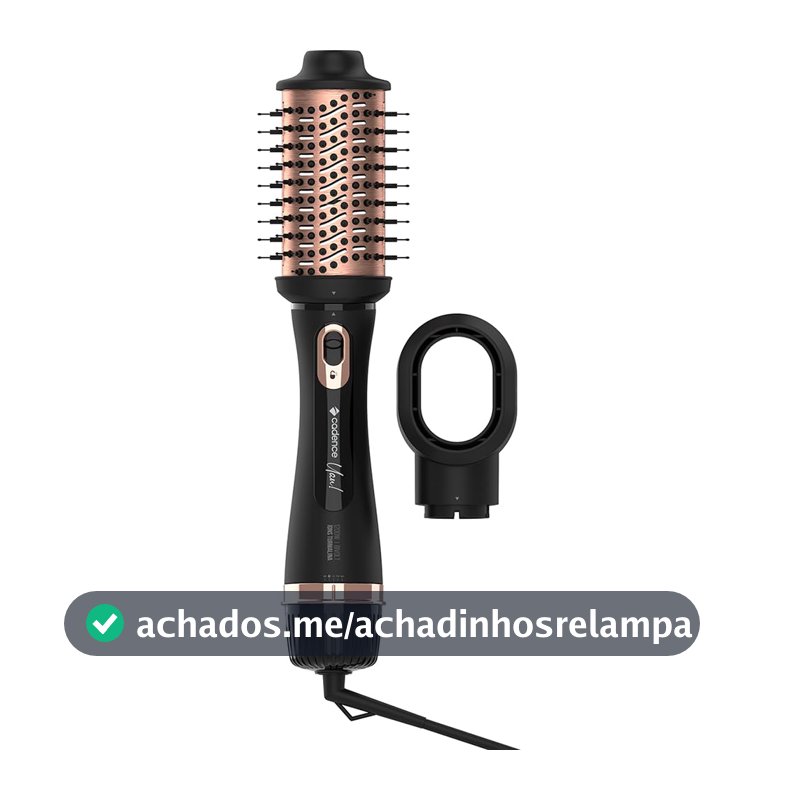 Escova Secadora Cadence Uau 4 em 1 - Bivolt ESC800