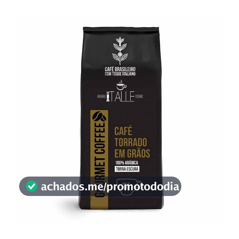Café Torrado Arábica Em Grãos Café Italle 1kg Gourmet