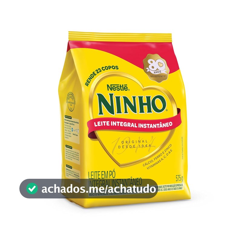 Leite em Pó Ninho Integral Instantâneo Sachê 575g