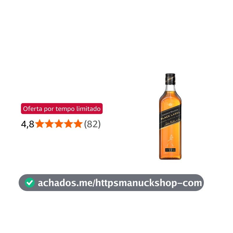 Whisky Johnnie Walker Black Label 500ml
