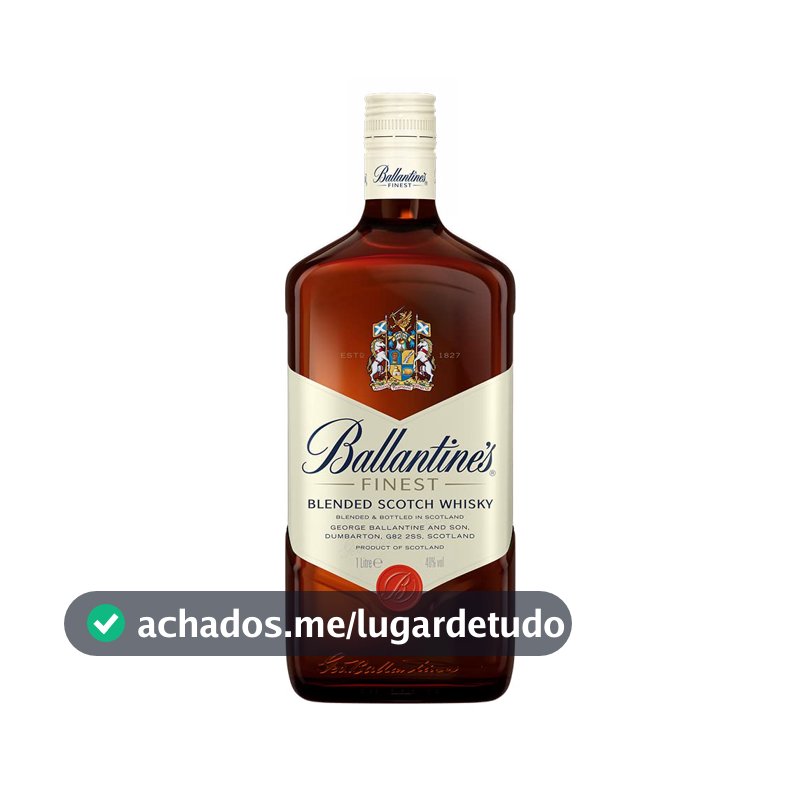 Whisky Ballantine's Finest Blended Escocês - 1 Litro