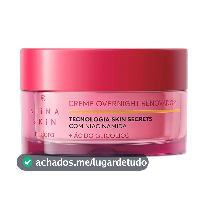 Creme Renovador Noturno Eudora Niina Secrets, 45g