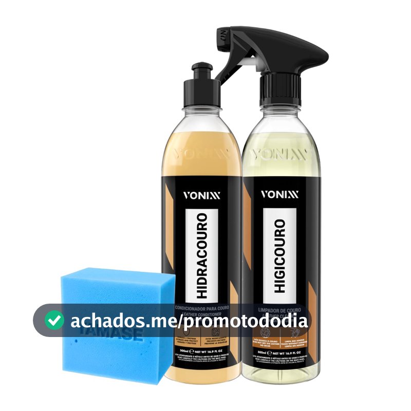 Kit Limpeza E Hidratação De Banco De Couro Hidracouro Higicouro Vonixx