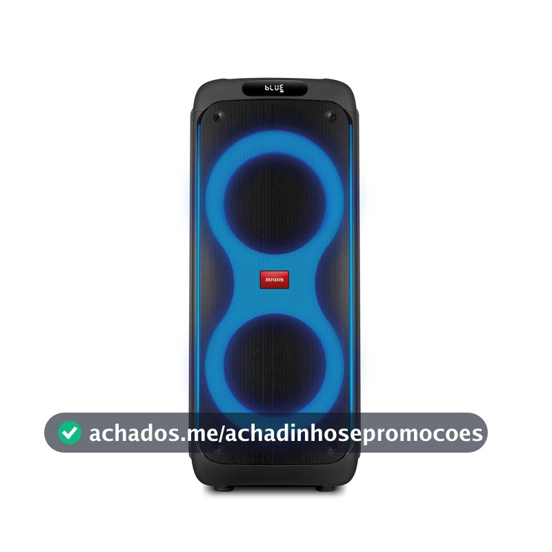 Caixa de Som Party Box, Aiwa, Bluetooth, Luzes Multicores - AWS-PB-04 PARTY BOX AWS-PB-04 BIVOLT
