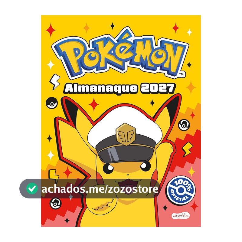 Almanaque Pokémon 2027 – Acompanhe as aventuras de Pokémon: Horizontes com várias atividades e desenhos para colorir