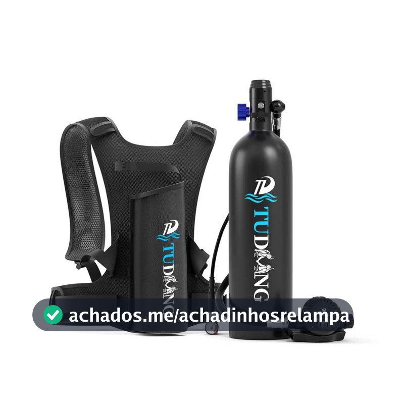 TUDIVING-2L tanque de mergulho subaquático com 25-30 minutos de respiração, cilindro de mergulho portátil, conjunto de mergulho para mergulho