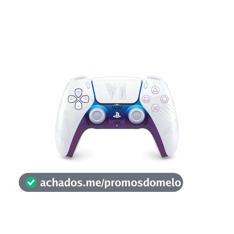 Controle sem fio DualSense® branco – Edição limitada do Grand Theft Auto VI