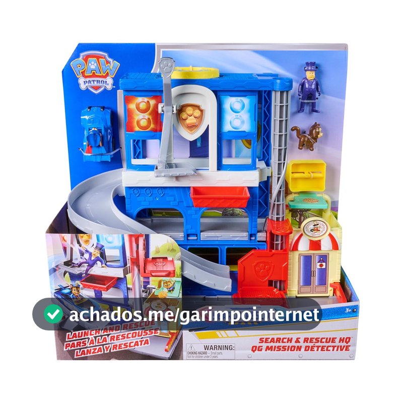 Playset Quartel-General Search & Rescue, Patrulha Canina, Sunny