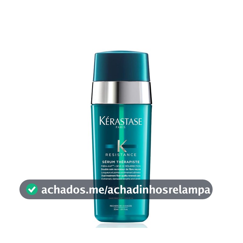 Sérum Capilar Reparador para Cabelos Danificados e Pontas Duplas com Proteção Térmica até 230°C e Sève de Résurrection Kérastase Résistance Thérapiste 30ml
