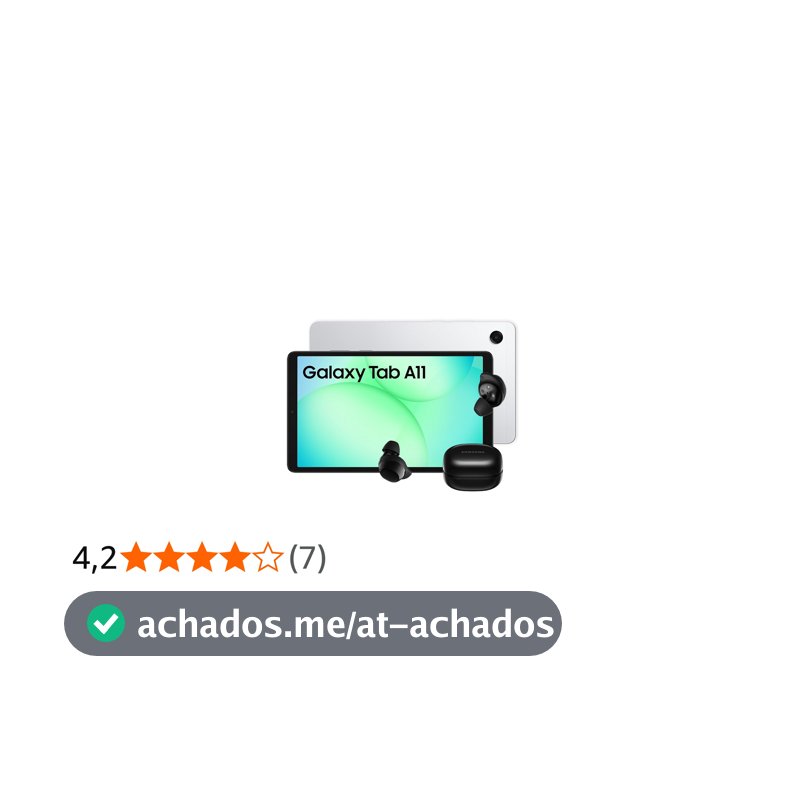 Tablet Samsung Galaxy TAB A11 +Samsung Galaxy Buds Core, Fone de Ouvido, sem fio, cancelamento de ruído, interprete inteligente