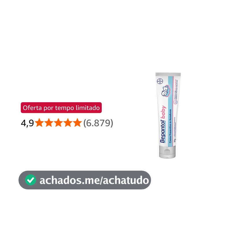 Bepantol Baby Pomada Assadura Bebe, Hipoalergênica, 30g