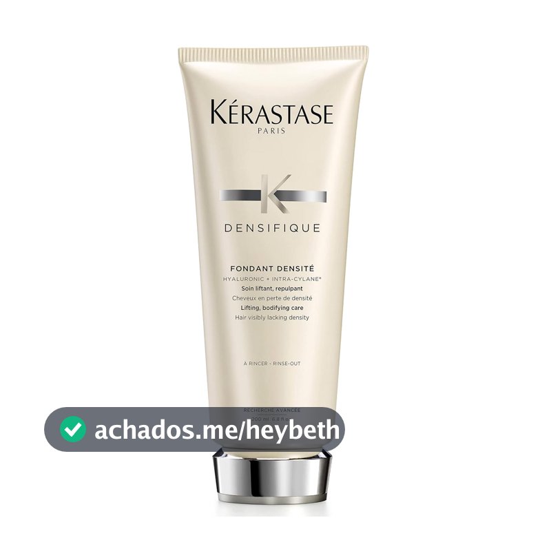 Kérastase Densifique Fondant Densité, Condicionador Densificante para Cabelos Finos e Ralos com Ácido Hialurônico, Volume Brilho e Fortalecimento Capilar 200ml