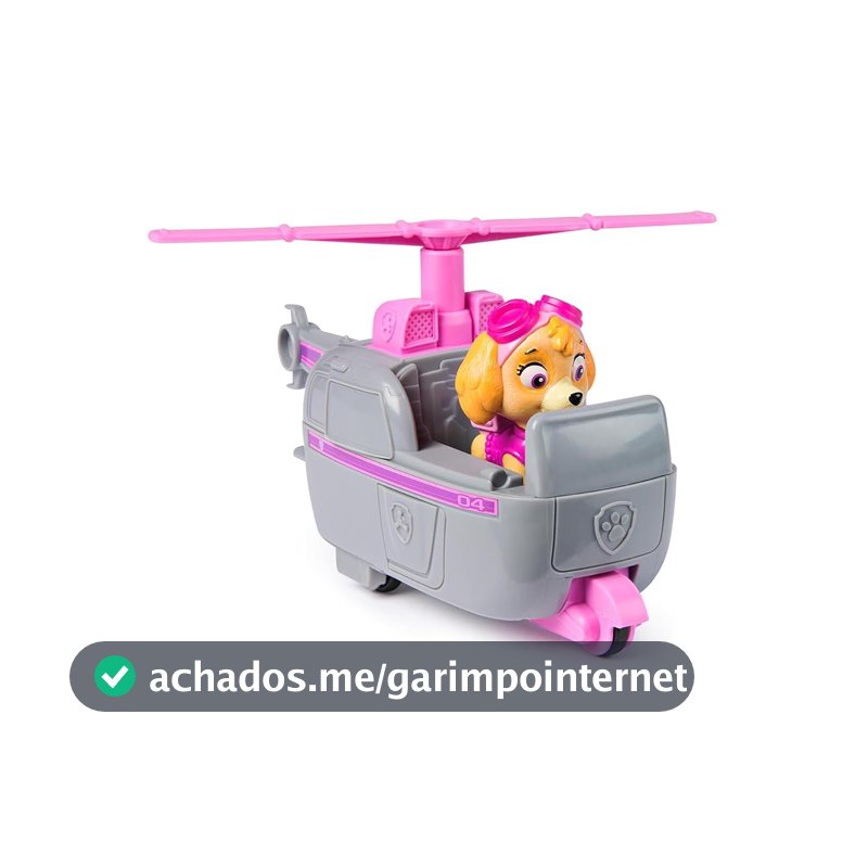 Patrulha Canina Helicóptero da Skye com Figura a partir de 3 Anos Sunny