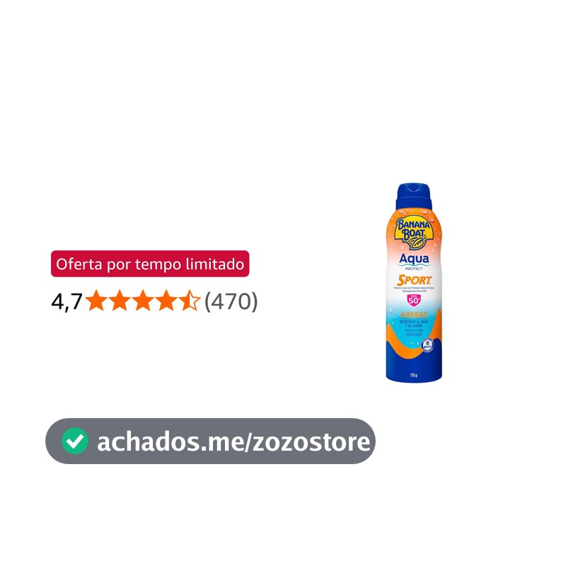 Banana Boat Aqua Protect Sport Fps 62 Aero 170g