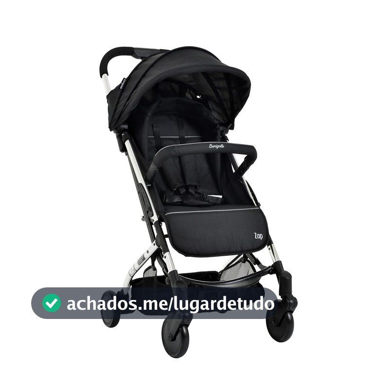 Burigotto Carrinho de Bebê Zap Metal, Prata