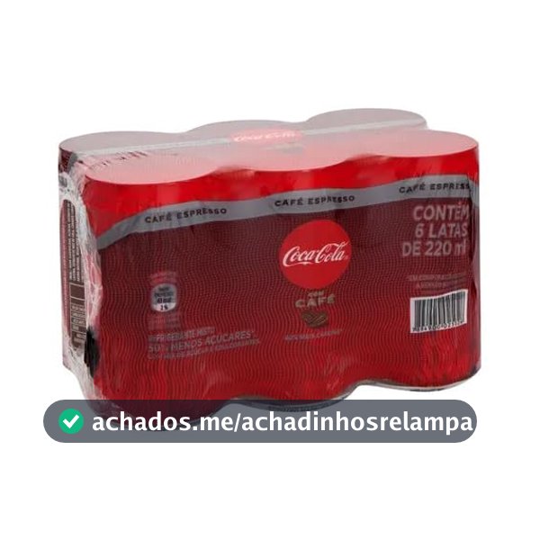 Pack de Coca-Cola Café 220ml 6 unidades