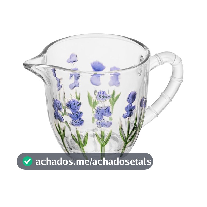 LYOR - Leiteira Lavanda Hand Painting 240ml Cristal