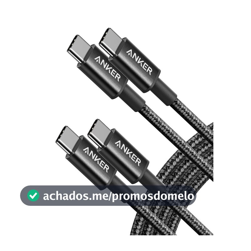 Anker Cabo USB-C para USB-C, 2 Unidades, 0,3m