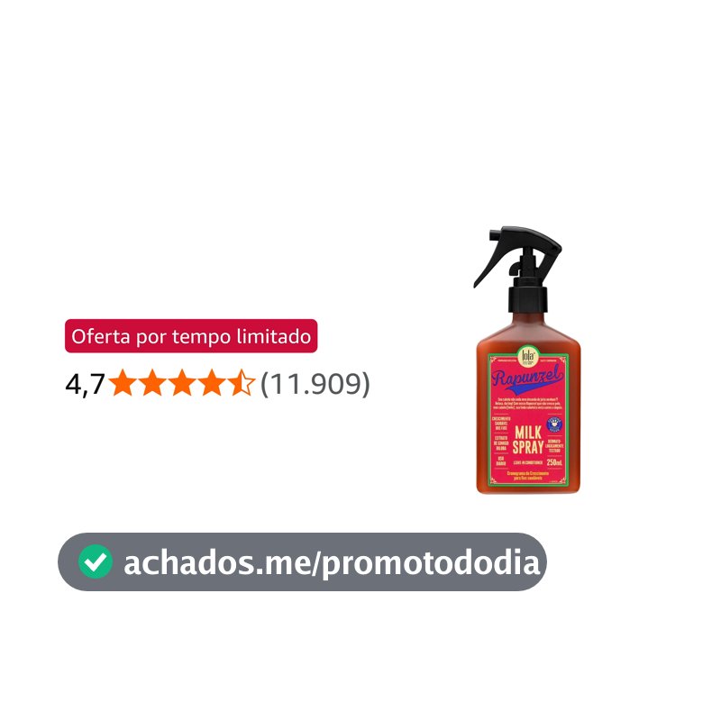 Rapunzel Milk Leave-in Spray 250ml , Lola Cosmetics