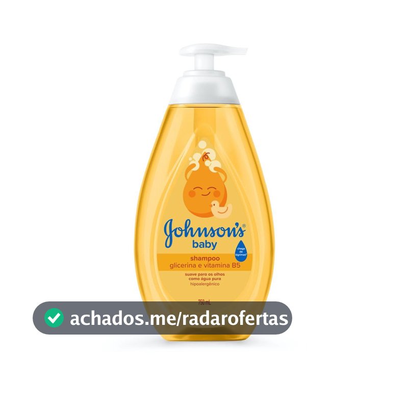 Shampoo de Glicerina Johnson's Baby, 750ml