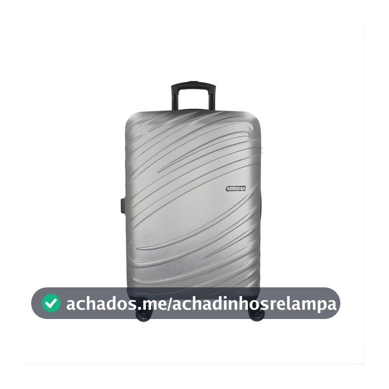 Mala de Viagem American Tourister Tesa 4.0 Spinner Prata Grande