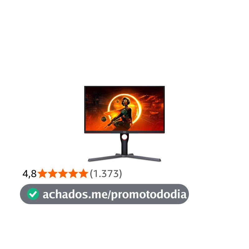 Monitor Gamer AOC Destiny 24,5 Polegadas 25G3ZM
