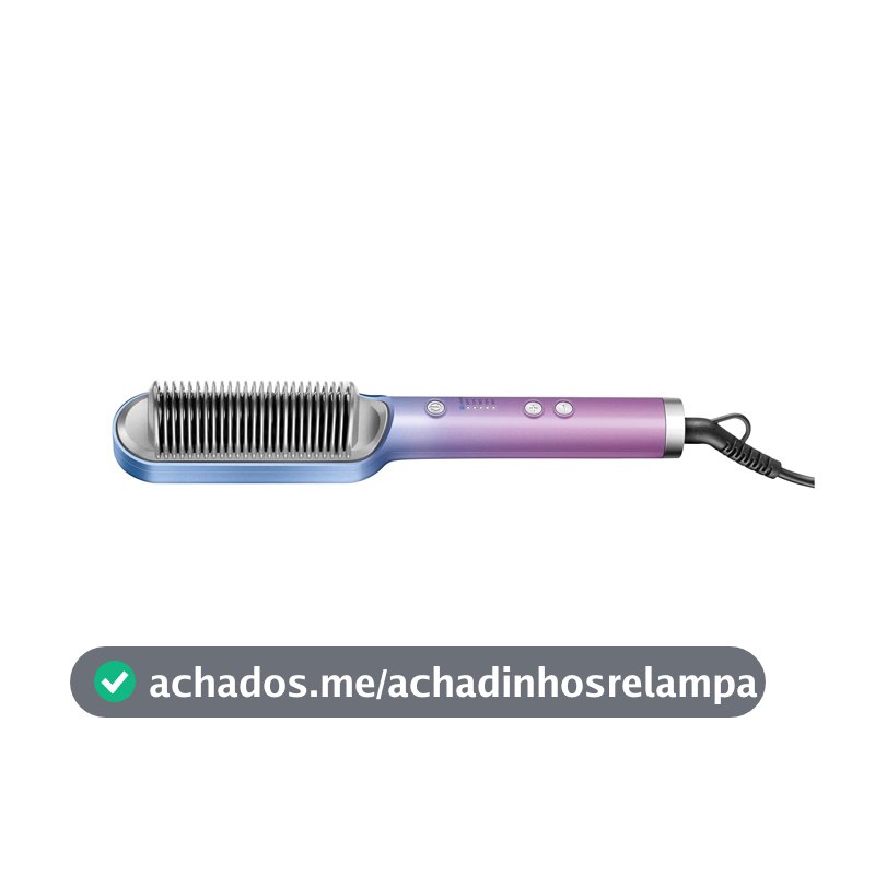 MONDIAL Escova Alisadora By Juliette, Azul/Rosa, Bivolt - EA-JU-03