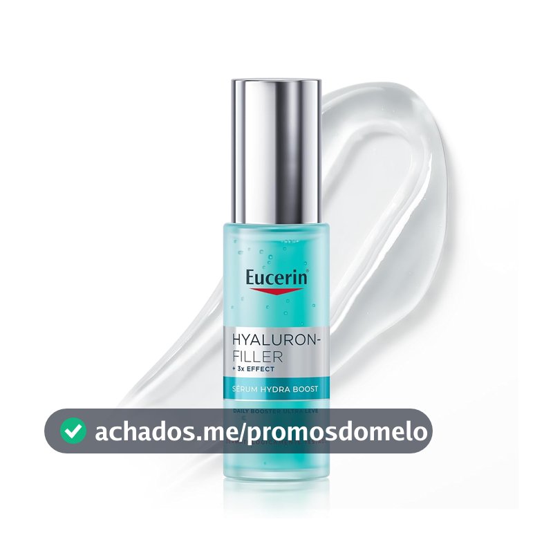 EUCERIN Sérum Facial Daily Booster UltraLeve 30ml, 24h Hidratação, Fortaceledor, Hyaluron-Filler, Ácido Hialurônico, Antirrugas, Hidratante