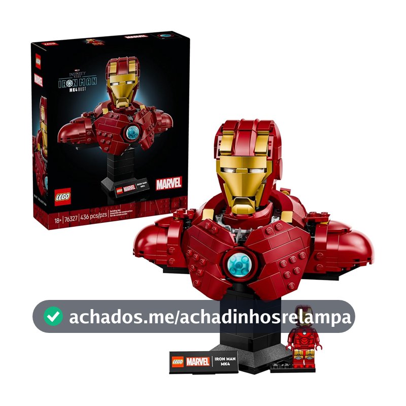 LEGO Super Heroes Marvel Busto do Homem de Ferro MK4 76327 (436 Peças)