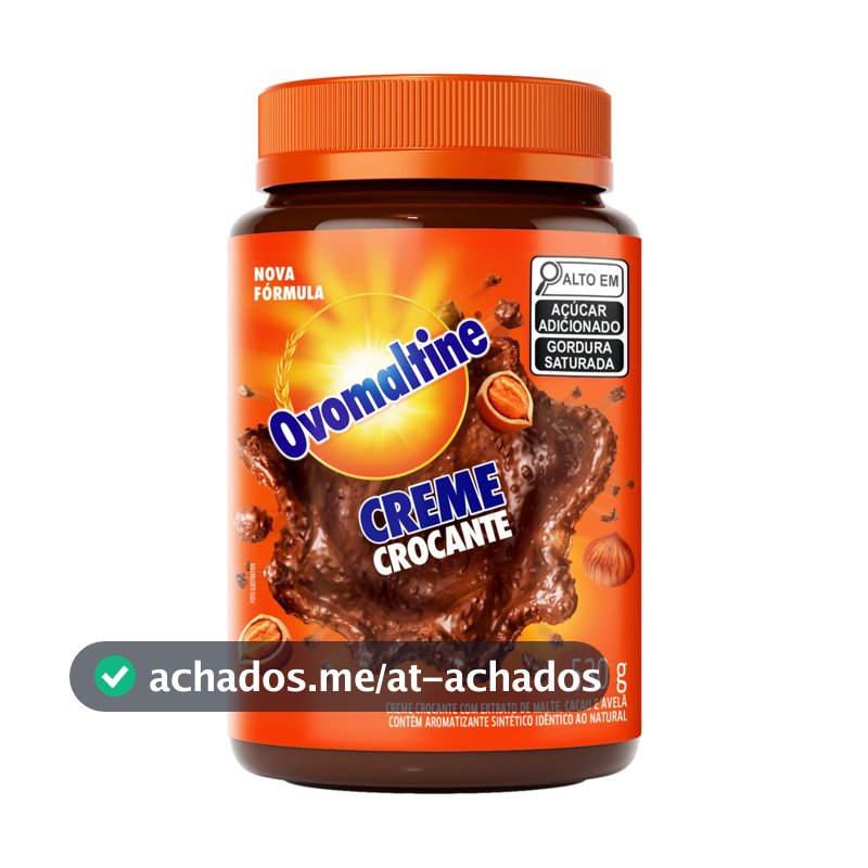 Creme Crocante Ovomaltine, 530g