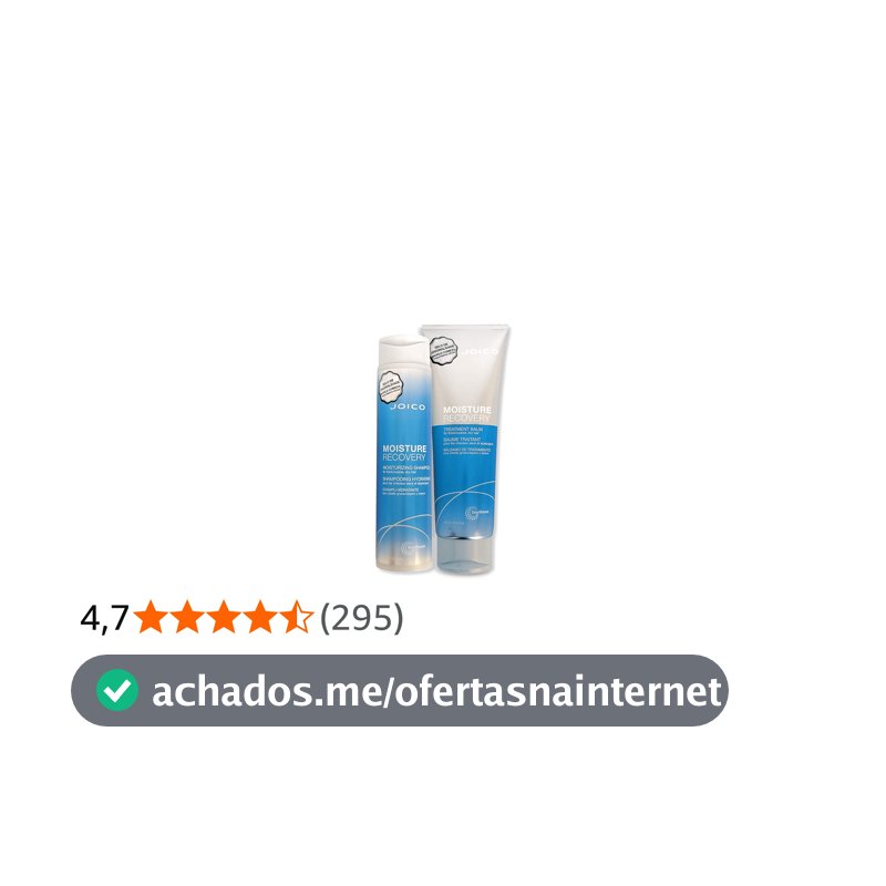 Kit Shampoo E Máscara Joico Moisture Recovery