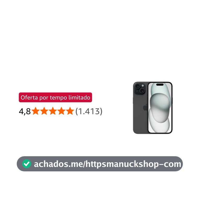 Apple iPhone 15 (256 GB) — Preto