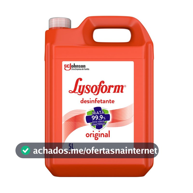 Lysoform Original, Desinfetante Líquido, Limpeza Casa, 5L