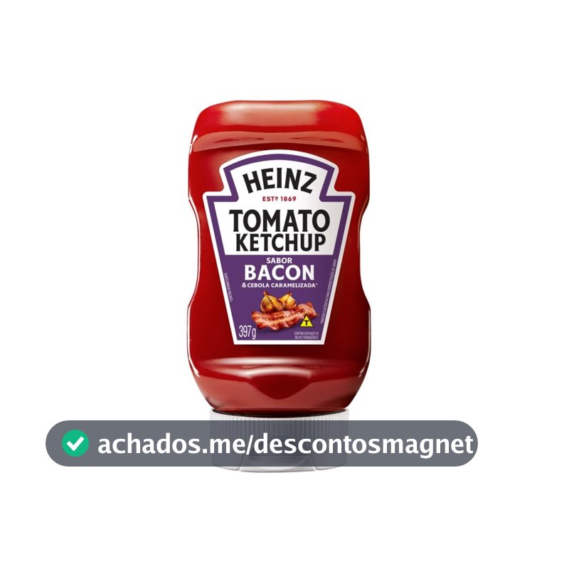 Heinz Ketchup Bacon & Cebola Caramelizada 397g