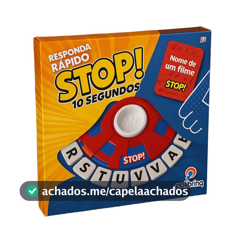 Jogo Tabuleiro Stop 10 Segundos Polibrinq