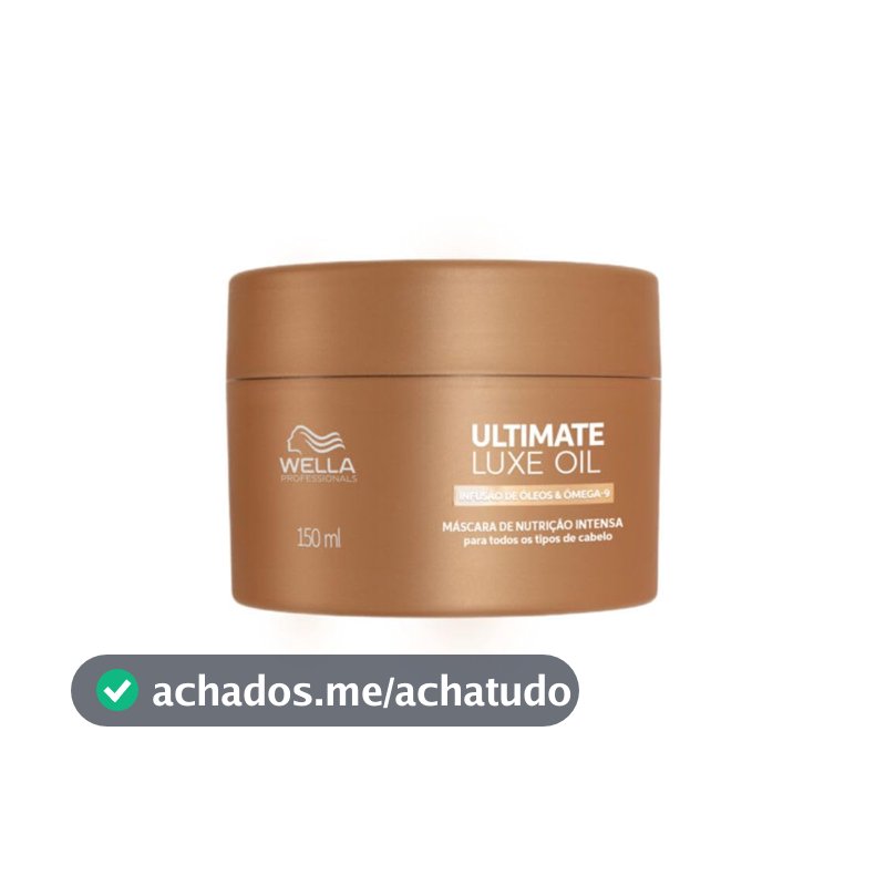 Máscara Wella Professionals Ultimate Luxe Oil 150ml