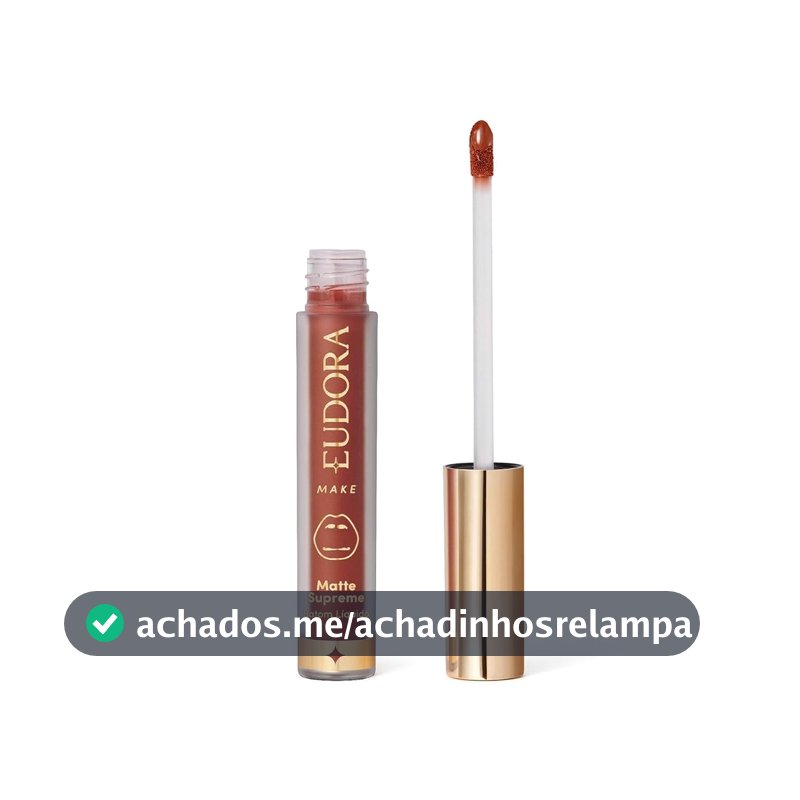 Batom Líquido Supreme Canela Adam Mitch e Eudora 4ml