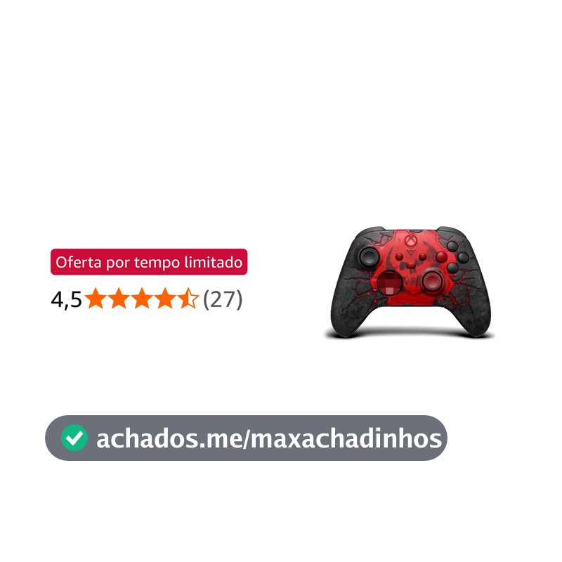 Controle sem fio Xbox Series Ed. Limitada Gears of War E-Day