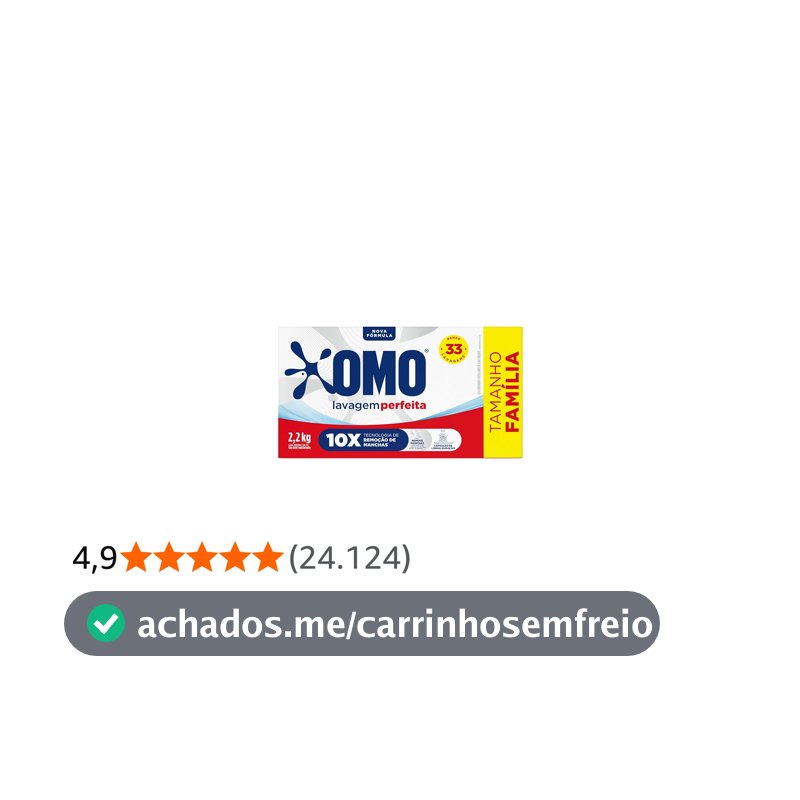 OMO Sabão Em Pó Lavagem Perfeita 2.2Kg