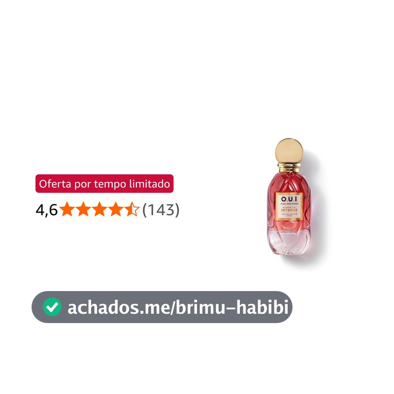 O.U.i Scapin 245 Intense Eau De Parfum 75ml