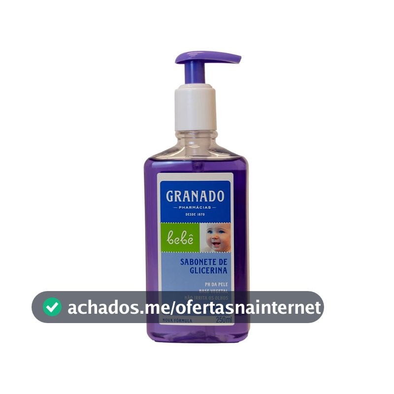 Granado Sabonete Líquido Bebê Glicerinado, Lavanda, 250ml