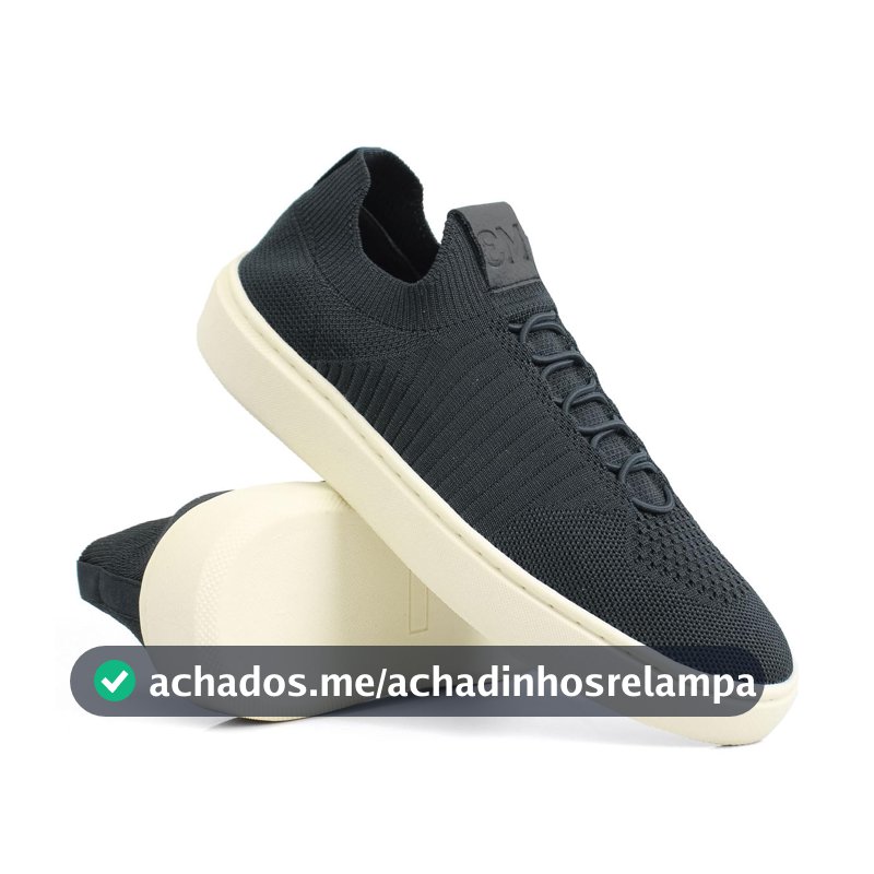 Tênis Knit Masculino Slip Casual Moderno Elegante e Confortável