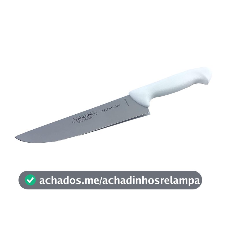Faca Para Carne Tramontina Premium Branco, 8"