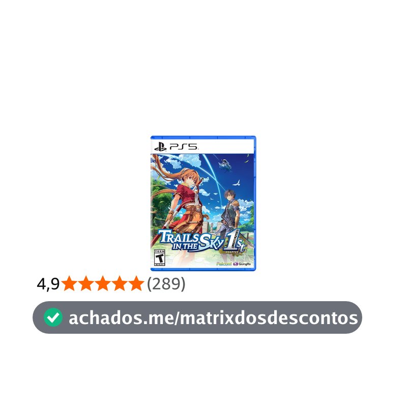 Trails In The Sky 1St Chapter - Playstation 5
