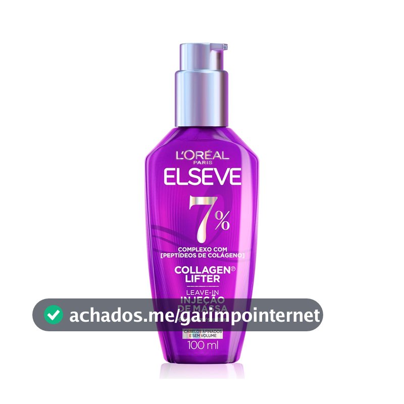Sérum Leave-in Cabelos Finos Elseve L'Oréal Paris Colágeno Encorpador 100ml