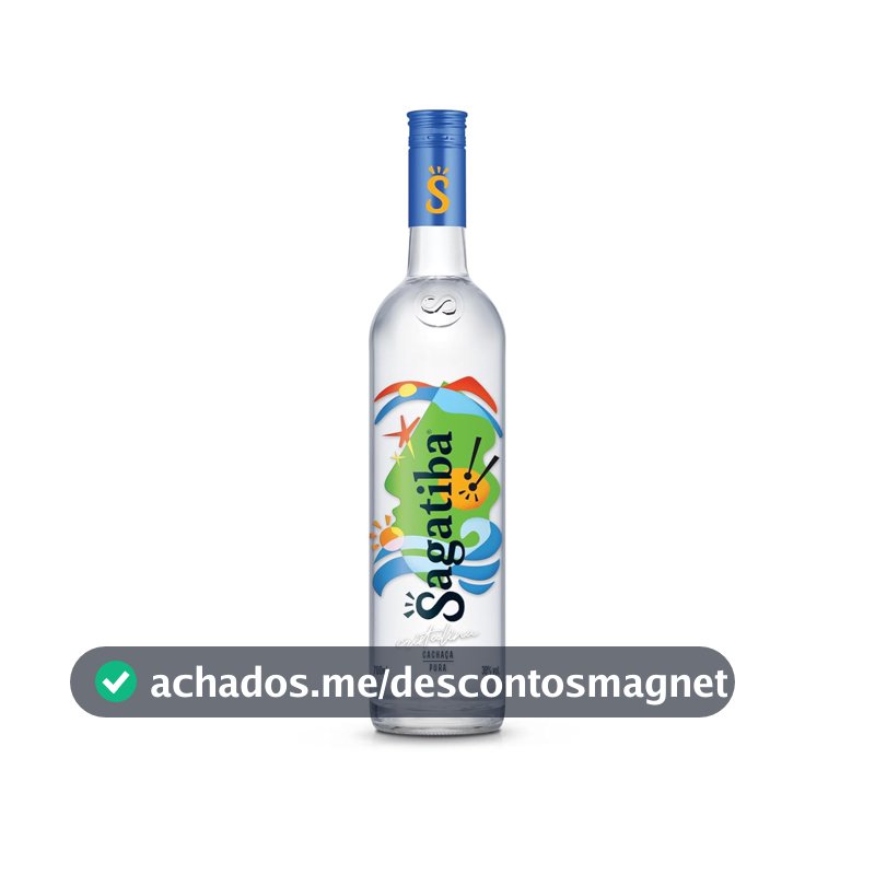 Cachaça Sagatiba Pura 700 Ml