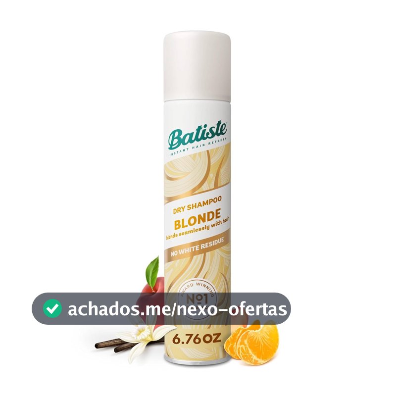 Shampoo a Seco para Cabelos Loiros e Claros Batiste Blonde, 200ml